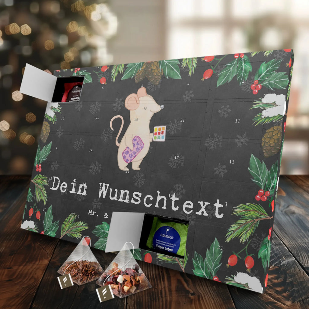 Personalisierter Tee Adventskalender Raumausstatter Leidenschaft Personalisierter Tee Adventskalender, Geschenk, Schenken, Jubiläum, Danke, Dankeschön, Beruf, Ausbildung, Abschied, Rente, Kollege, Kollegin, Arbeitskollege, Mitarbeiter, Firma