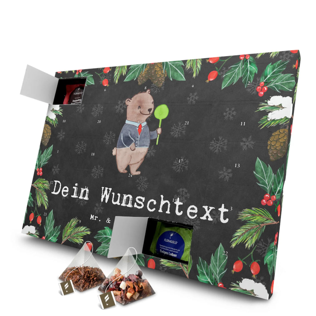 Personalisierter Tee Adventskalender Schaffner Leidenschaft Personalisierter Tee Adventskalender, Geschenk, Schenken, Jubiläum, Danke, Dankeschön, Beruf, Ausbildung, Abschied, Rente, Kollege, Kollegin, Arbeitskollege, Mitarbeiter, Firma