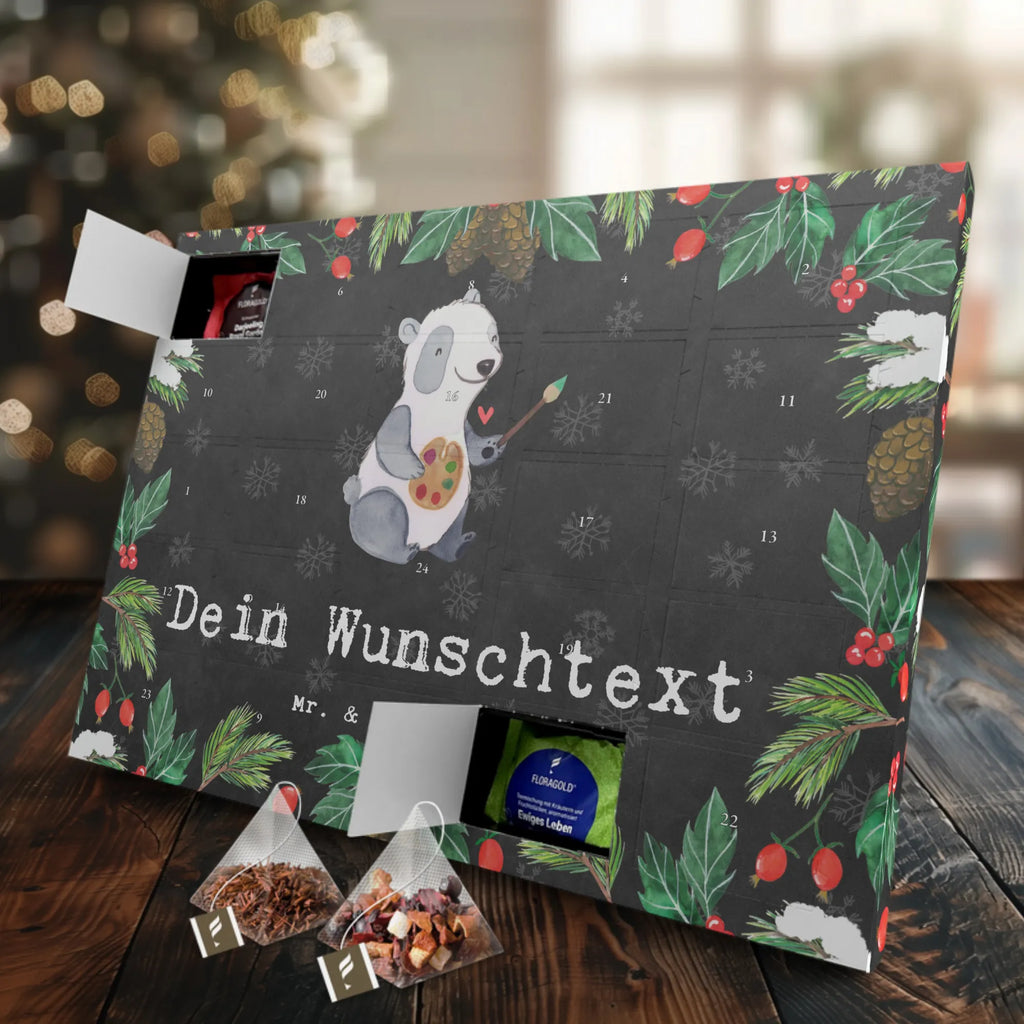 Personalisierter Tee Adventskalender Restaurator Leidenschaft Personalisierter Tee Adventskalender, Geschenk, Schenken, Jubiläum, Danke, Dankeschön, Beruf, Ausbildung, Abschied, Rente, Kollege, Kollegin, Arbeitskollege, Mitarbeiter, Firma
