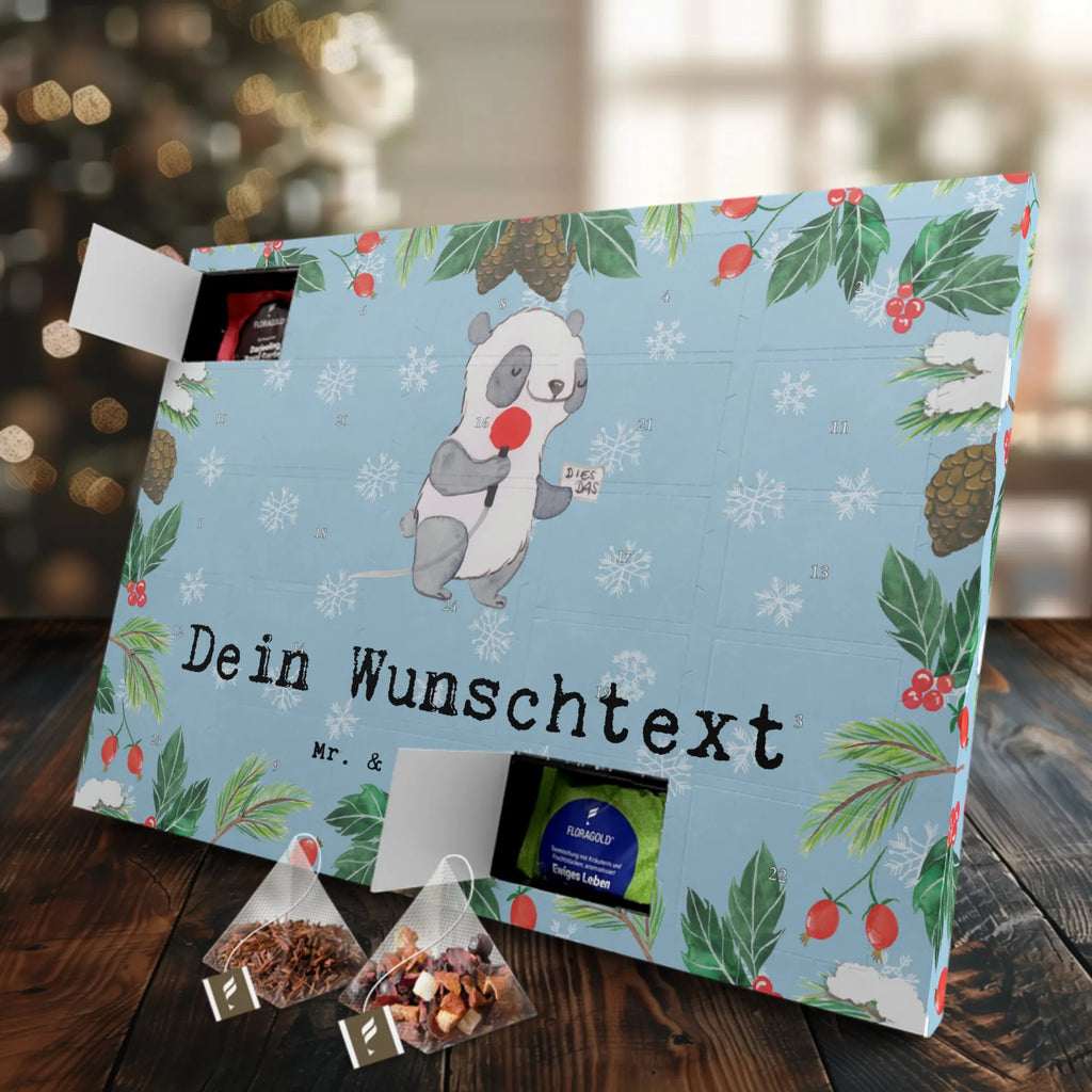  Reporter Pasja Personalisierter Tee Adventskalender, Geschenk, Schenken, Jubiläum, Danke, Dankeschön, Beruf, Ausbildung, Abschied, Rente, Kollege, Kollegin, Arbeitskollege, Mitarbeiter, Firma
