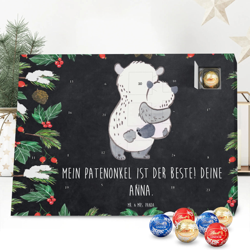 Adventskalender mit Namen Panda Bestes Patenkind der Welt Personalisierter Adventskalender, Adventskalender mit Namen, Bedanken, Geschenk, für, Schenken, Geburtstagsgeschenk, Mitbringsel, Geschenkidee, Geschenktipp, Danke, Geburtstag, Dankeschön, Freude machen, Patentante, Neffe, Nichte, Tauffeier, Patenonkel, Taufe, Taufgeschenk, Pate, Patenkind, Paten Kind, Täufling