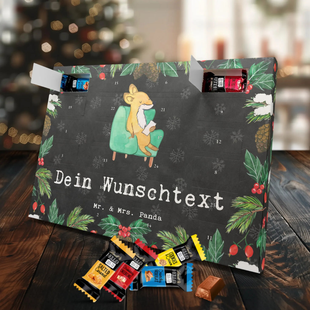 Adventskalender mit Namen Fuchs Bester Zuhörer der Welt Personalisierter Adventskalender, Adventskalender mit Namen, Geburtstagsgeschenk, Geschenktipp, Dankeschön, für, Geschenkidee, Freude machen, Geschenk, Schenken, Mitbringsel, Geburtstag, Bedanken, Danke, Offenes Ohr, Zuhörer, Hilfsbereit, Freund, Freundin, Hilfe