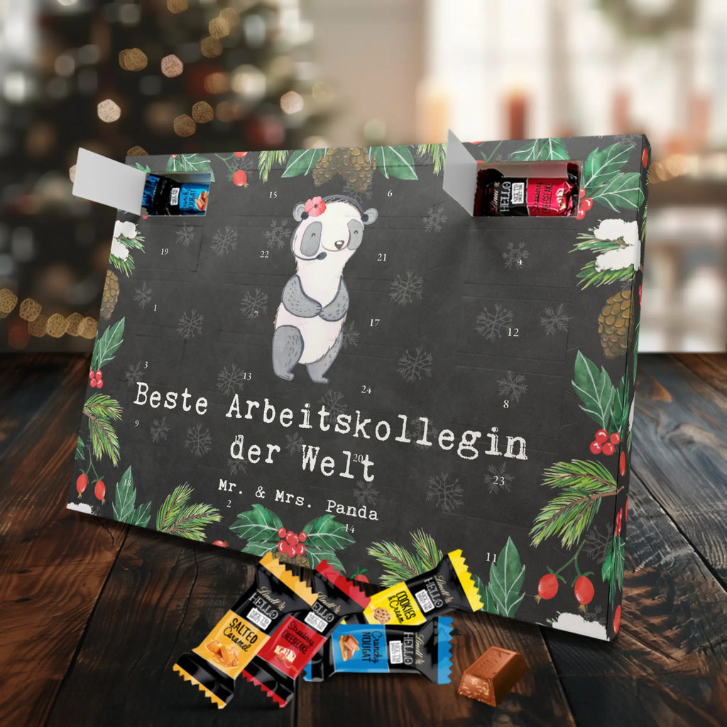 Chocolate advent calendar panda Best colleague in the world gift, birthday, gift idea, birthday present, giving, thank you, for, make you happy, gift tip, Work colleague, retirement, girlfriend, farewell gift, work, colleague, fellow worker, co-worker