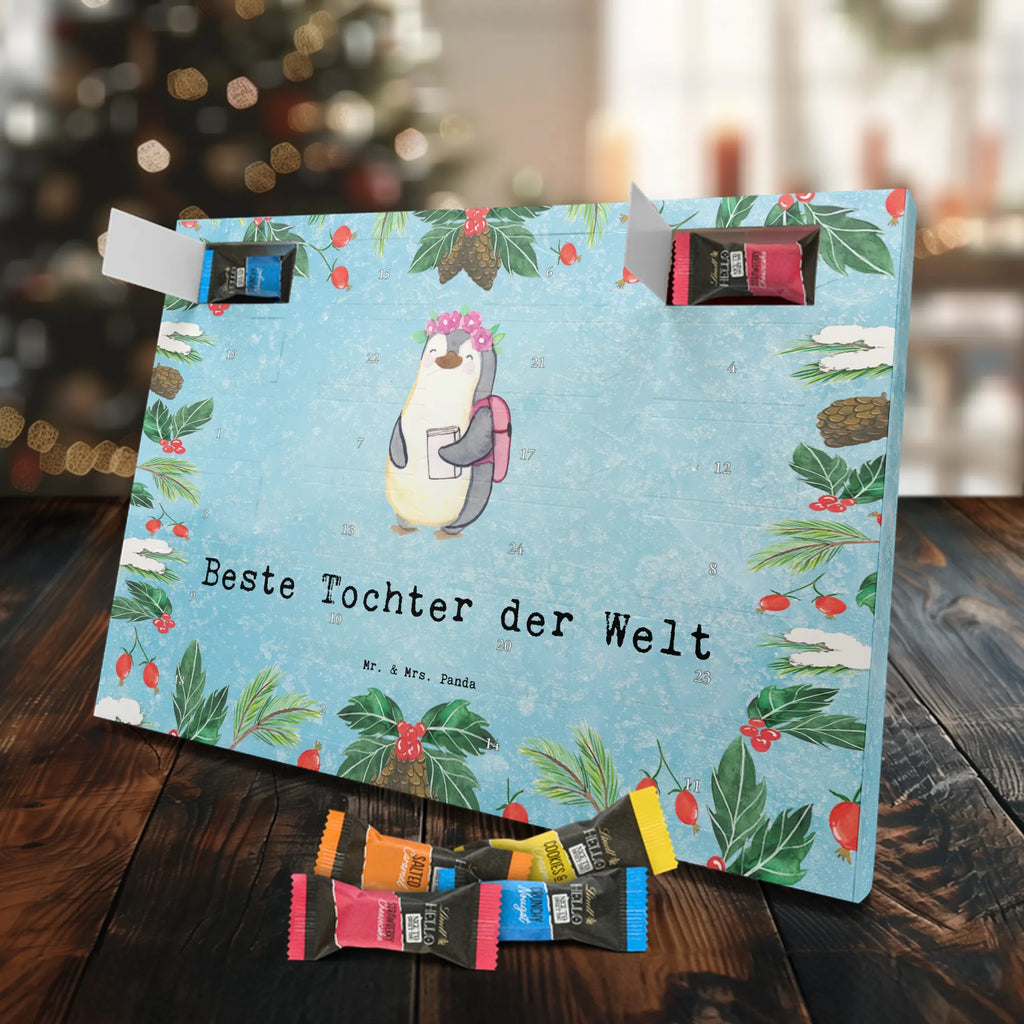 Chocolate advent calendar penguin best daughter in the world gift, birthday, gift idea, birthday present, giving, thank you, for, make you happy, gift tip, daughters, child, mother, birth, reward, children, father, little daughter, daughter, little one