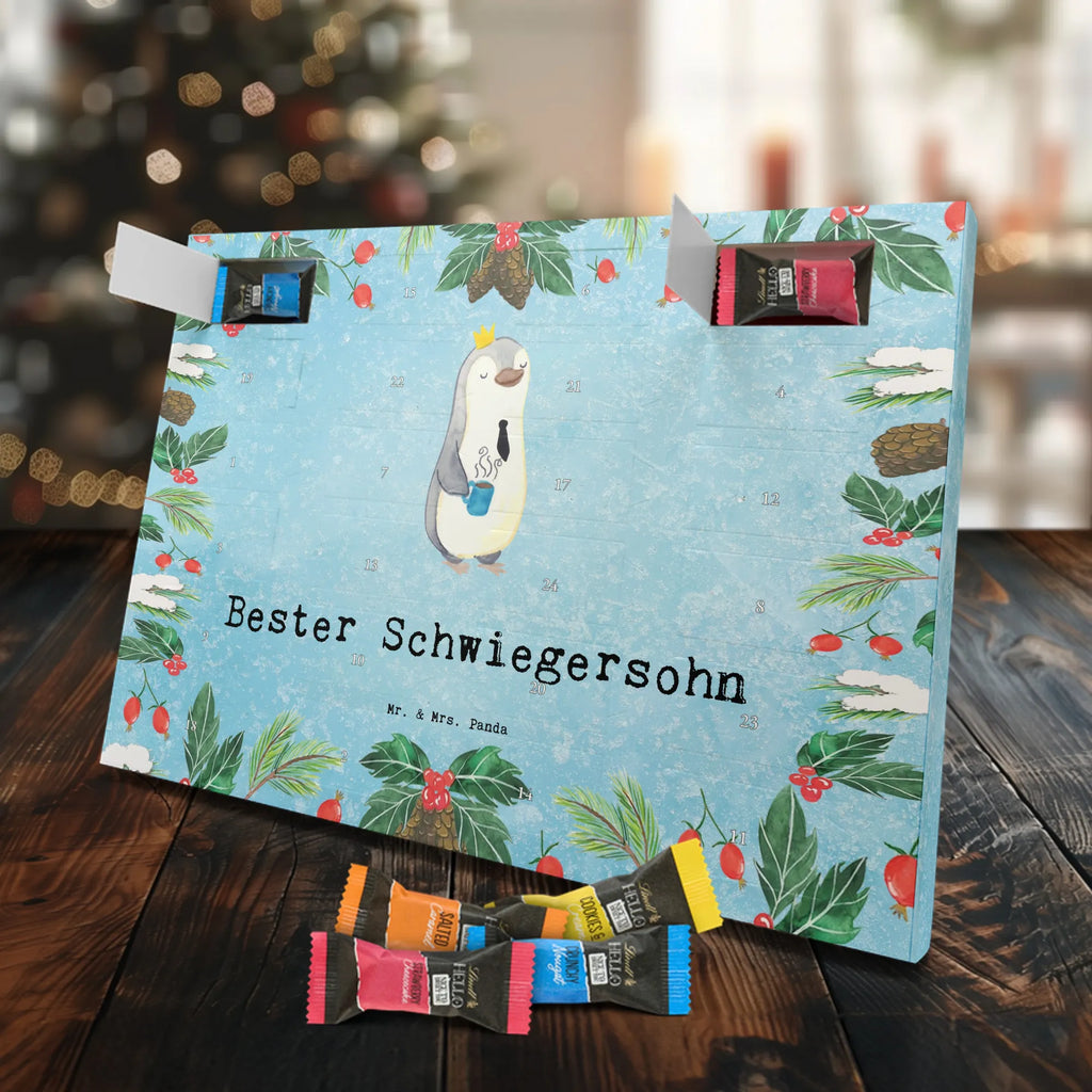 Chocolate advent calendar penguin Best son in law gift, birthday, gift idea, birthday present, giving, thank you, for, make you happy, gift tip, Son-in-law, daughter, wedding, by marriage, son&#39;s wife, wife, marriage