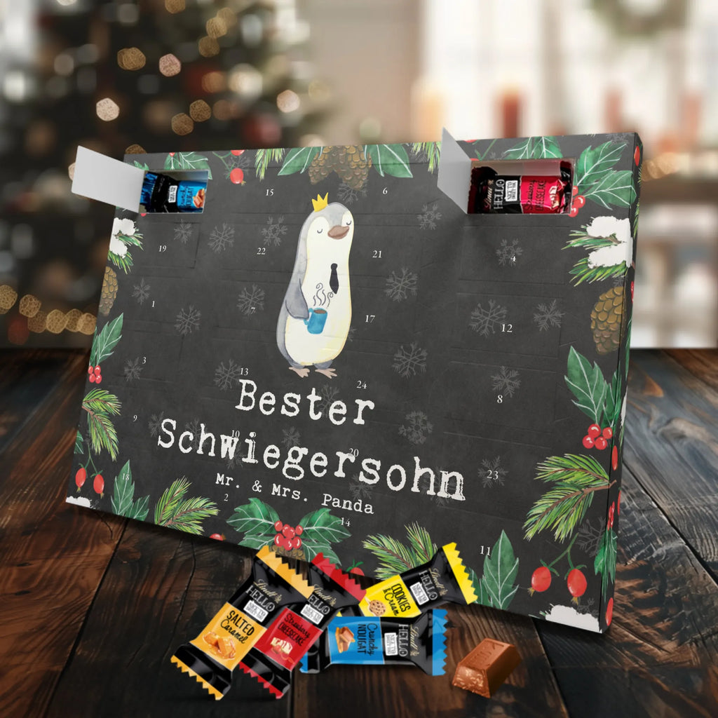 Chocolate advent calendar penguin Best son in law gift, birthday, gift idea, birthday present, giving, thank you, for, make you happy, gift tip, Son-in-law, daughter, wedding, by marriage, son&#39;s wife, wife, marriage