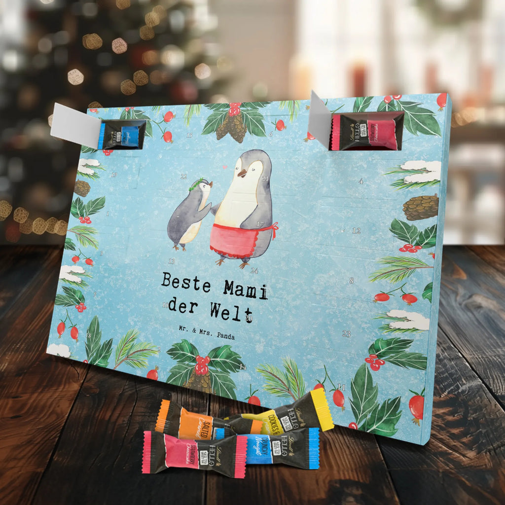 Chocolate advent calendar penguin Best mom in the world gift, birthday, gift idea, birthday present, giving, thank you, for, make you happy, gift tip, Daughter, Super Mom, Best, Best Mom, Thank You, Mother, Mother&#39;s Day, Son
