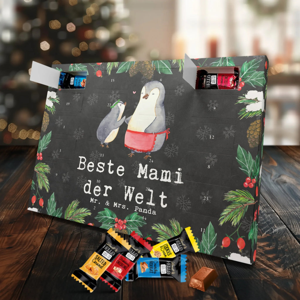 Chocolate advent calendar penguin Best mom in the world gift, birthday, gift idea, birthday present, giving, thank you, for, make you happy, gift tip, Daughter, Super Mom, Best, Best Mom, Thank You, Mother, Mother&#39;s Day, Son