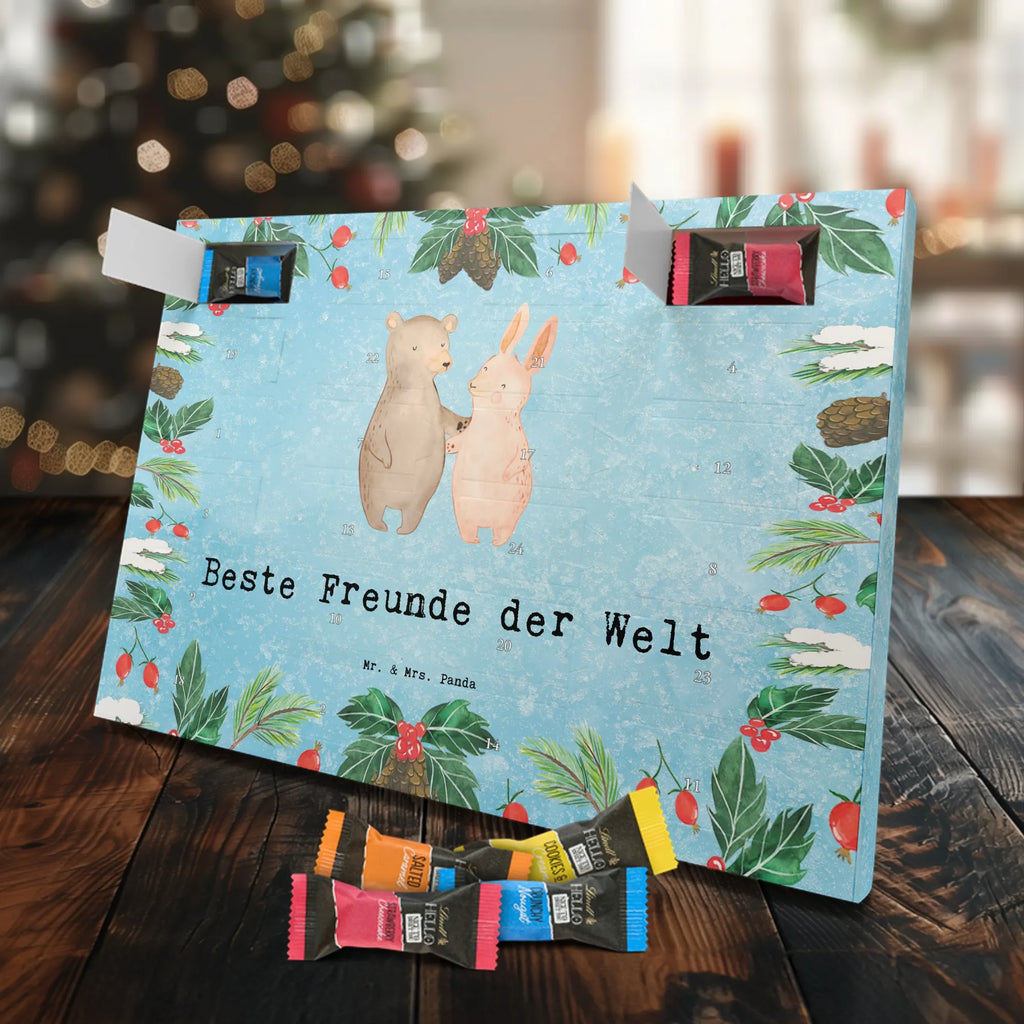 Chocolate advent calendar Hare best friends in the world gift, birthday, gift idea, birthday present, giving, thank you, for, make you happy, gift tip, friendship, girlfriend, friends, dude, boyfriend