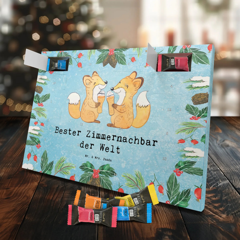 Chocolate advent calendar Fox Best roommate in the world gift, thank you, birthday present, giving, birthday, gift tip, make you happy, for, gift idea, neighbor, room, roommates, flat share, Roommate, dormitory, colleague, student dormitory, hospital