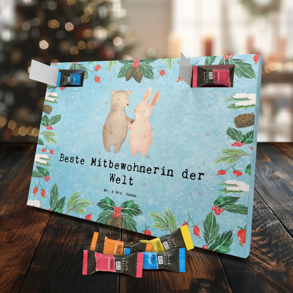 Chocolate advent calendar Hare Best roommate in the world gift, birthday, gift idea, birthday present, giving, thank you, for, make you happy, gift tip, flat share resident, Roommate, flat share