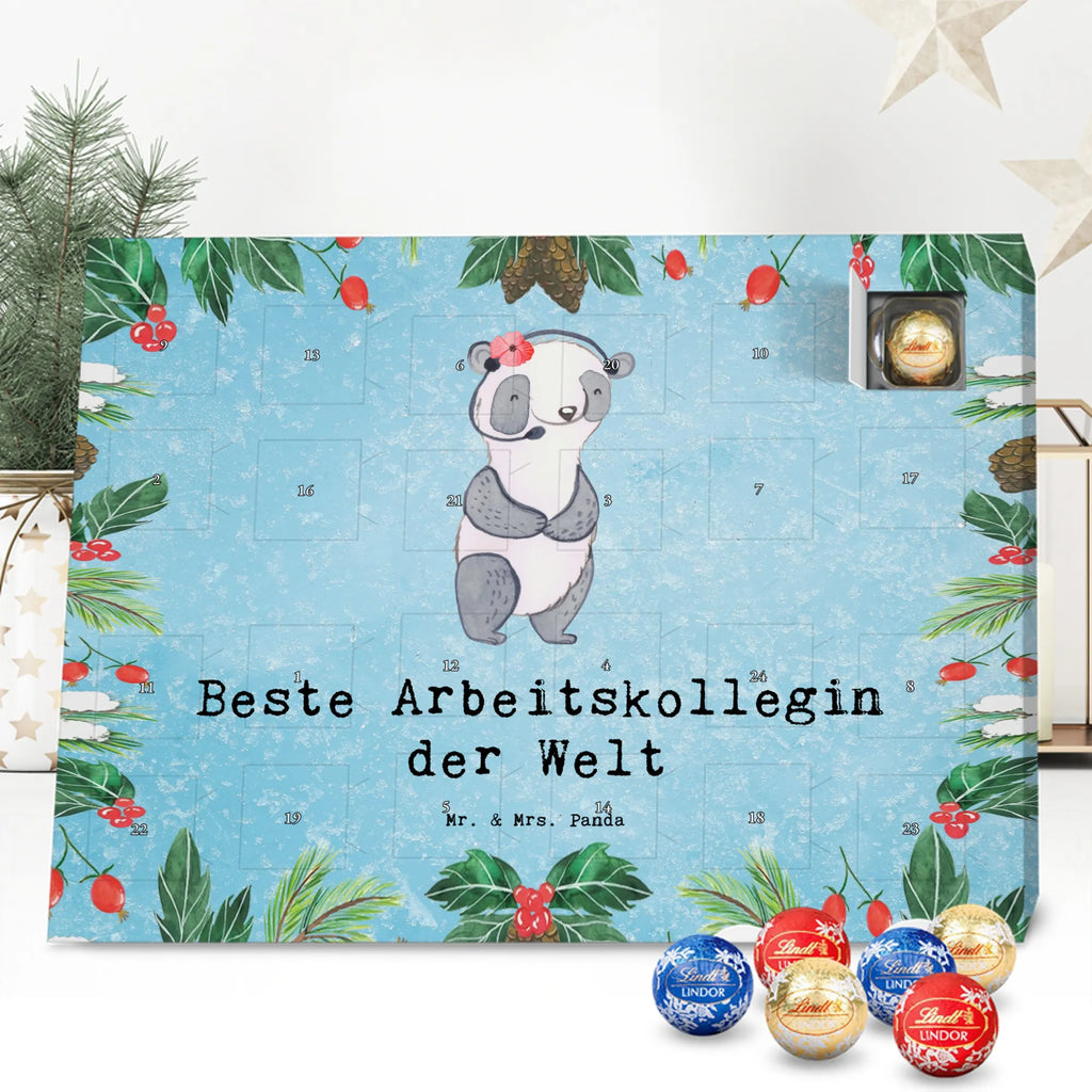Chocolate advent calendar panda Best colleague in the world gift, birthday, gift idea, birthday present, giving, thank you, for, make you happy, gift tip, Work colleague, retirement, girlfriend, farewell gift, work, colleague, fellow worker, co-worker