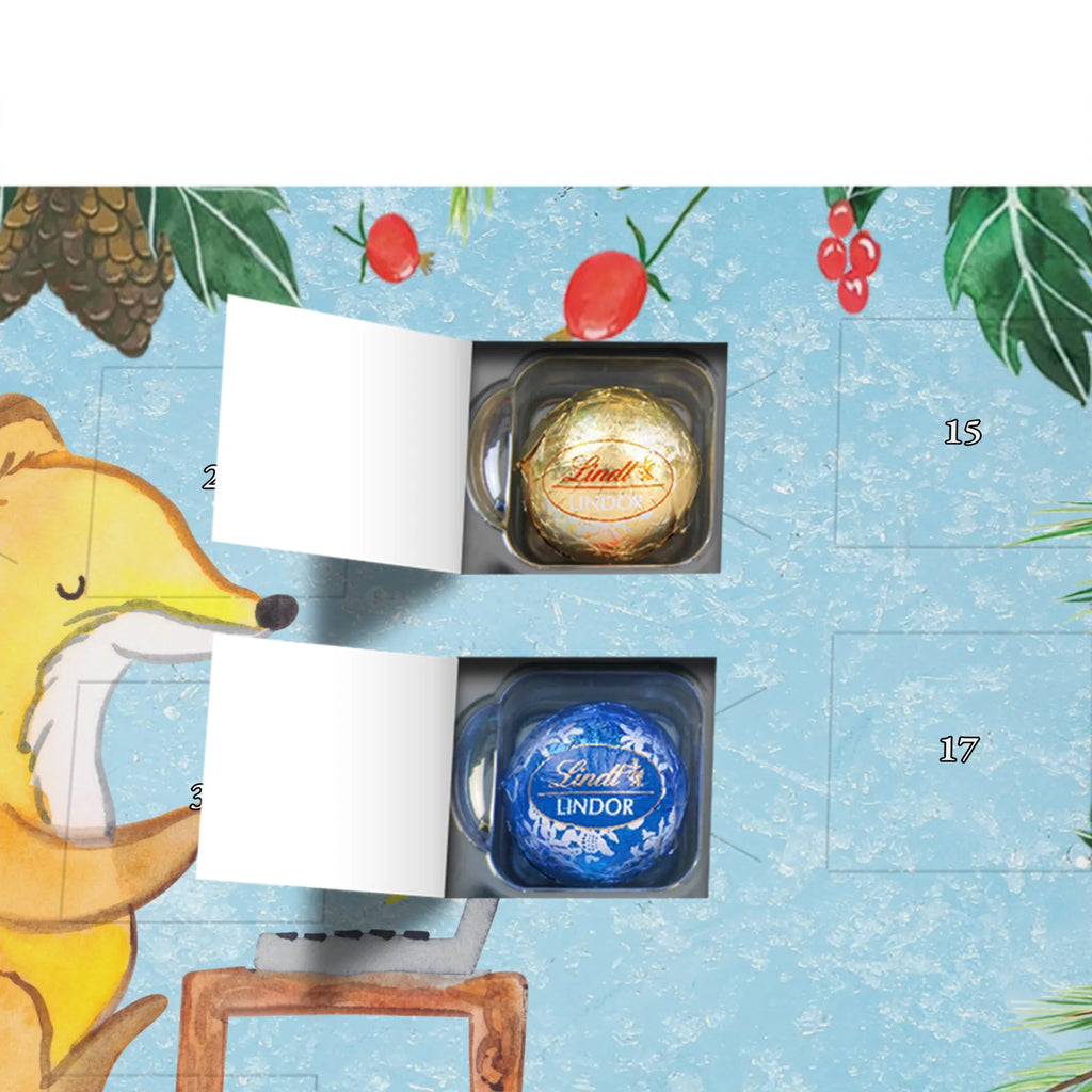 Chocolate advent calendar Fox Best colleague in the world gift, birthday, gift idea, birthday present, giving, thank you, for, make you happy, gift tip, colleague, profession, retirement, fellow worker, employee, work, farewell gift, Work colleague