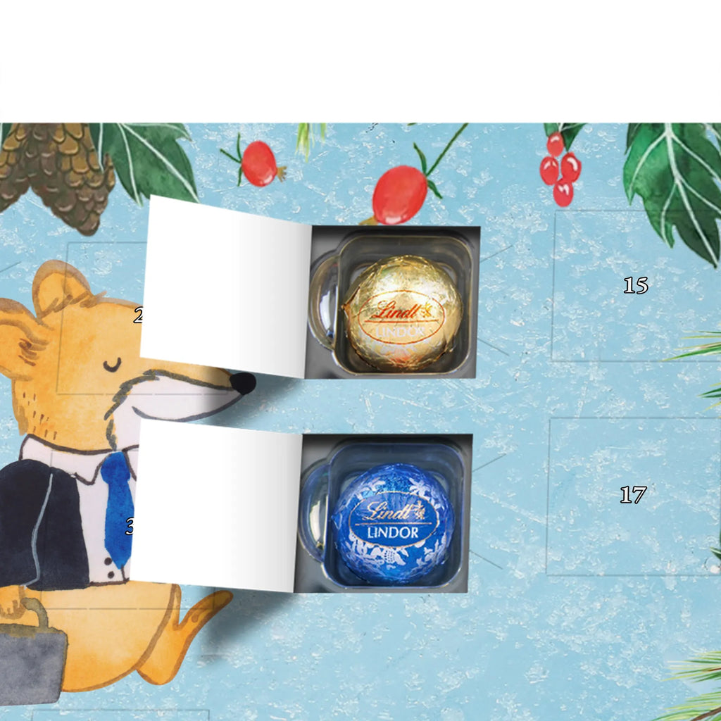 Chocolate advent calendar Fox Best colleague in the world gift, birthday, gift idea, birthday present, giving, thank you, for, make you happy, gift tip, colleague, fellow worker, employee, farewell gift, Work colleague, profession, retirement, work