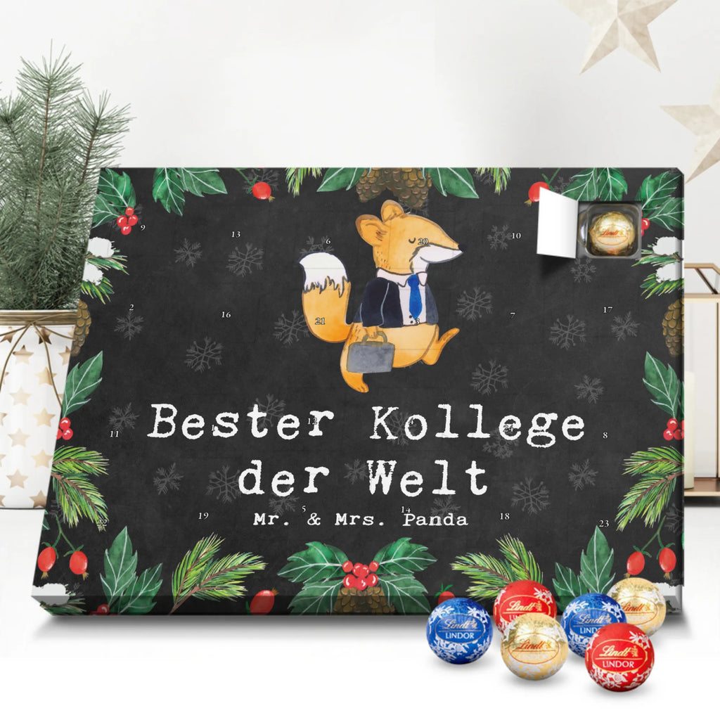 Chocolate advent calendar Fox Best colleague in the world gift, birthday, gift idea, birthday present, giving, thank you, for, make you happy, gift tip, colleague, fellow worker, employee, farewell gift, Work colleague, profession, retirement, work