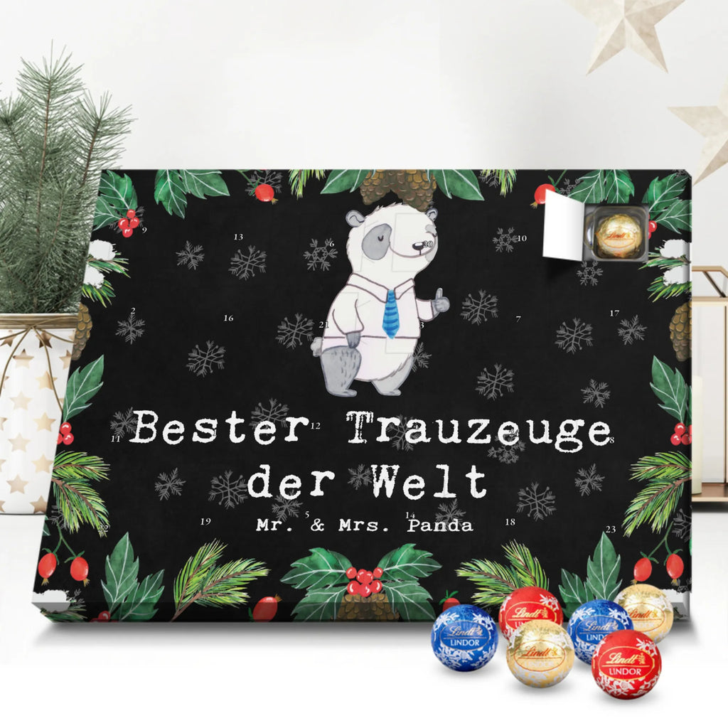 Chocolate advent calendar panda Best Best Man in the World gift, thank you, birthday present, giving, birthday, gift tip, make you happy, for, gift idea, registry office, bride, Best man, marriage, wedding ceremony, groom, wedding, church