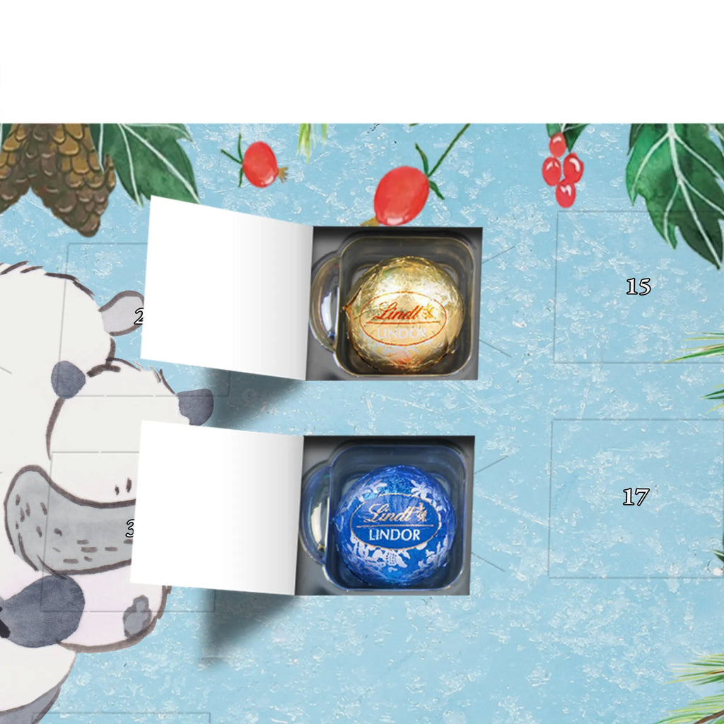 Chocolate advent calendar panda Best godchild in the world gift, birthday, gift idea, birthday present, giving, thank you, for, make you happy, gift tip, christening gift, godfather, Godchild, nephew, baptized, godmother, niece, baptism, christening ceremony