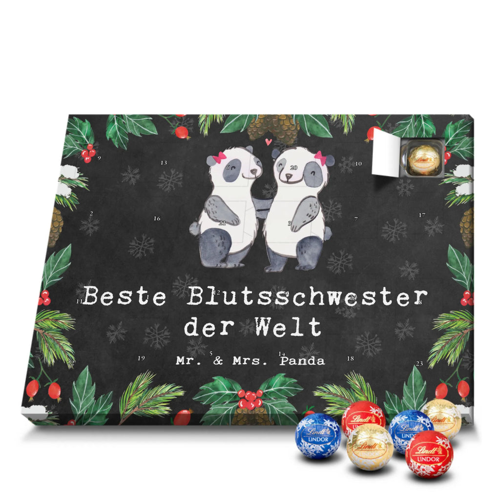 Chocolate advent calendar panda Best blood sister in the world gift, thank you, birthday present, giving, birthday, gift tip, make you happy, for, gift idea, Blood Siblings, Trifle, Blood Sister, Gift, Siblings, Best, Friend, Sisters, Daughter