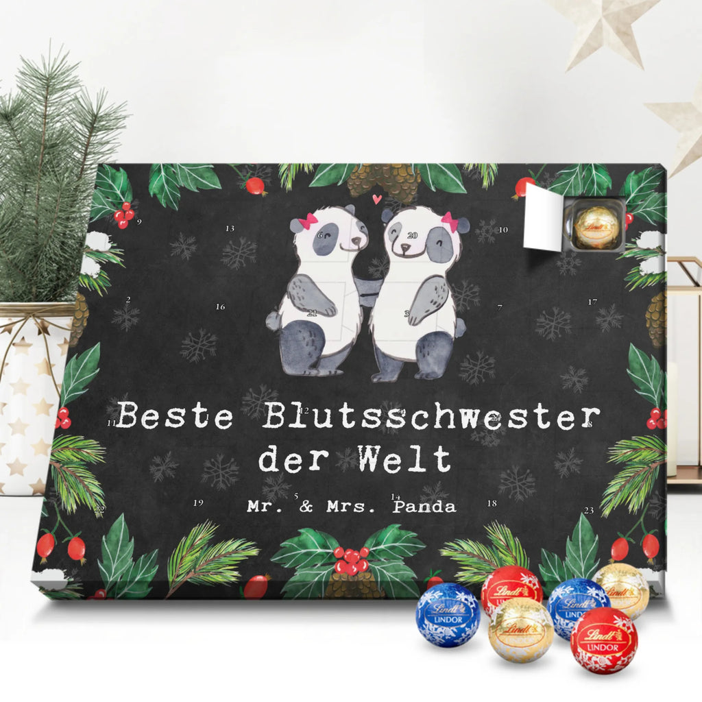 Chocolate advent calendar panda Best blood sister in the world gift, thank you, birthday present, giving, birthday, gift tip, make you happy, for, gift idea, Blood Siblings, Trifle, Blood Sister, Gift, Siblings, Best, Friend, Sisters, Daughter