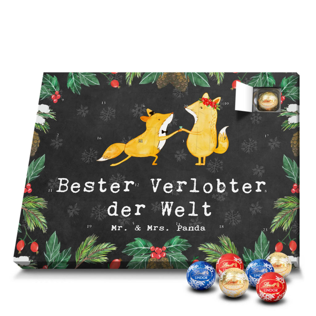 Chocolate advent calendar Fox Best Fiancé in the World gift, thank you, birthday present, giving, birthday, gift tip, make you happy, for, gift idea, Boyfriend, Wedding, Betrothal, To-be, Husband, Marriage, Dream Man, Fiance