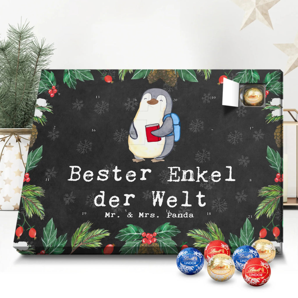 Chocolate advent calendar penguin Best grandson in the world gift, thank you, birthday present, giving, birthday, gift tip, make you happy, for, gift idea, christening, child from daughter, child from son, grandpa, grandchild, Grandson, grandma