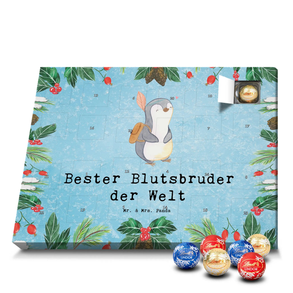 Chocolate advent calendar penguin Best blood brother in the world gift, thank you, birthday present, giving, birthday, gift tip, make you happy, for, gift idea, best, friend, Blood brother, brothers, blood siblings, heartfelt brother, siblings, little thing