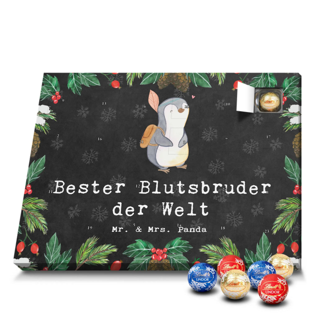 Chocolate advent calendar penguin Best blood brother in the world gift, thank you, birthday present, giving, birthday, gift tip, make you happy, for, gift idea, best, friend, Blood brother, brothers, blood siblings, heartfelt brother, siblings, little thing