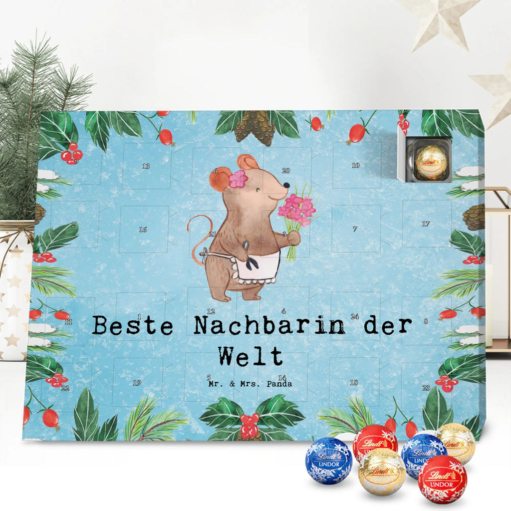 Chocolate advent calendar Mouse Best neighbor in the world gift, birthday, gift idea, birthday present, giving, thank you, for, make you happy, gift tip, Neighbor, friendship, neighborhood, friend, neighbors, resident