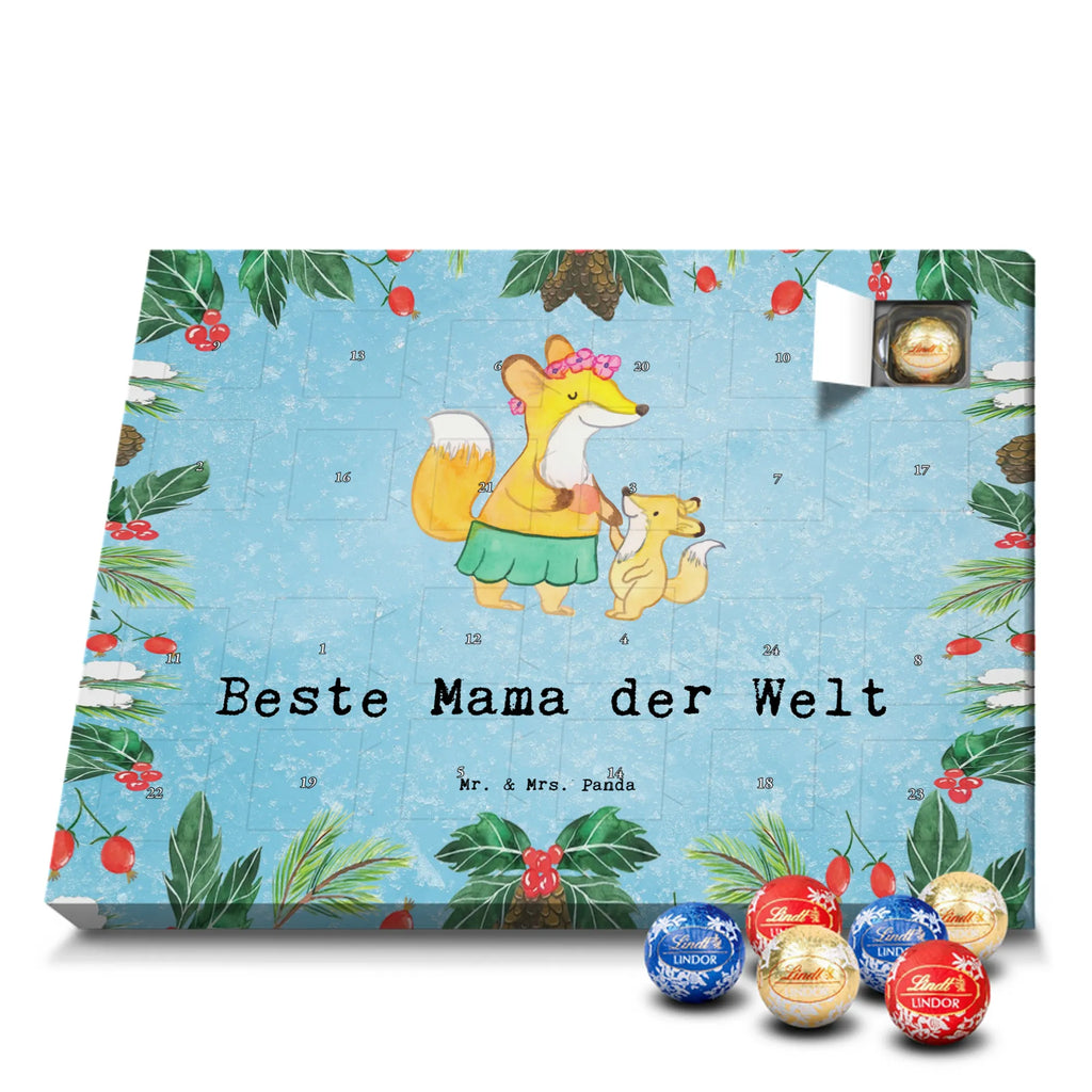Chocolate advent calendar Fox best mom in the world gift, birthday, gift idea, birthday present, giving, thank you, for, make you happy, gift tip, Best Mom, Mother&#39;s Day, Best, Daughter, Son, Thank You, Mother, Super Mom