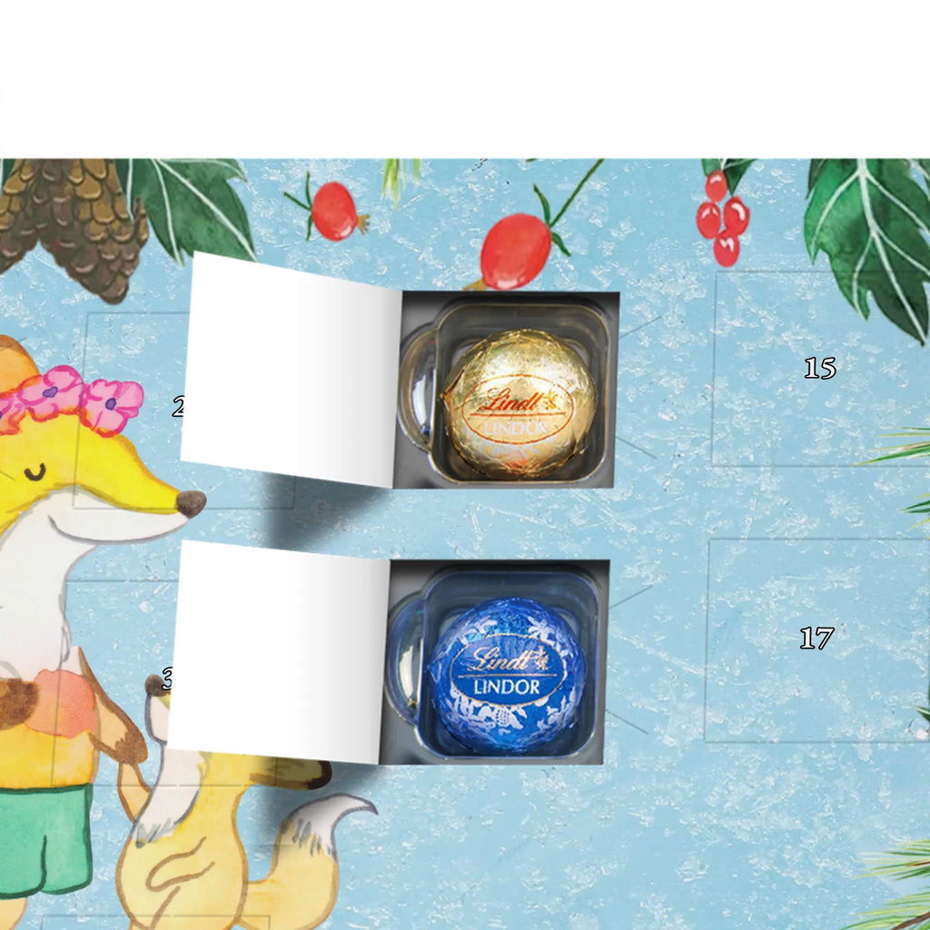 Chocolate advent calendar Fox best mom in the world gift, birthday, gift idea, birthday present, giving, thank you, for, make you happy, gift tip, Best Mom, Mother&#39;s Day, Best, Daughter, Son, Thank You, Mother, Super Mom