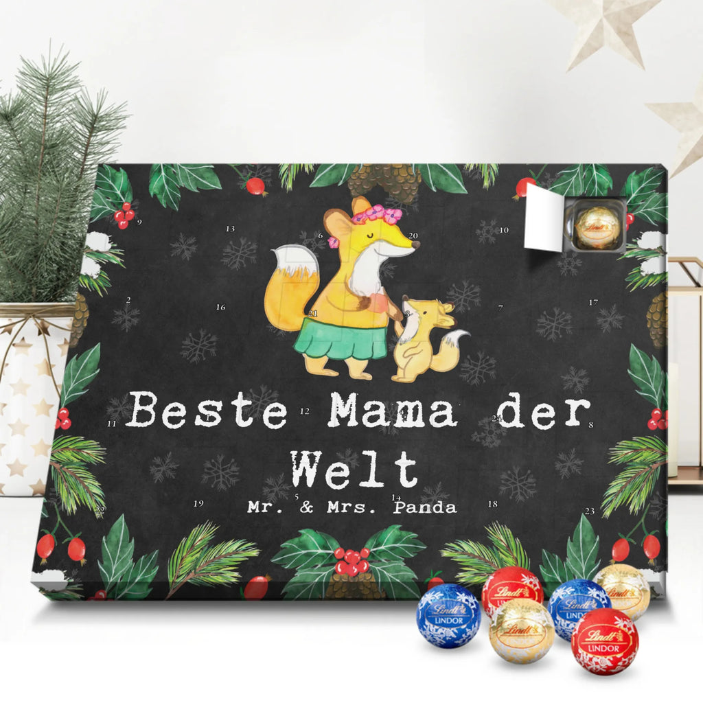 Chocolate advent calendar Fox best mom in the world gift, birthday, gift idea, birthday present, giving, thank you, for, make you happy, gift tip, Best Mom, Mother&#39;s Day, Best, Daughter, Son, Thank You, Mother, Super Mom