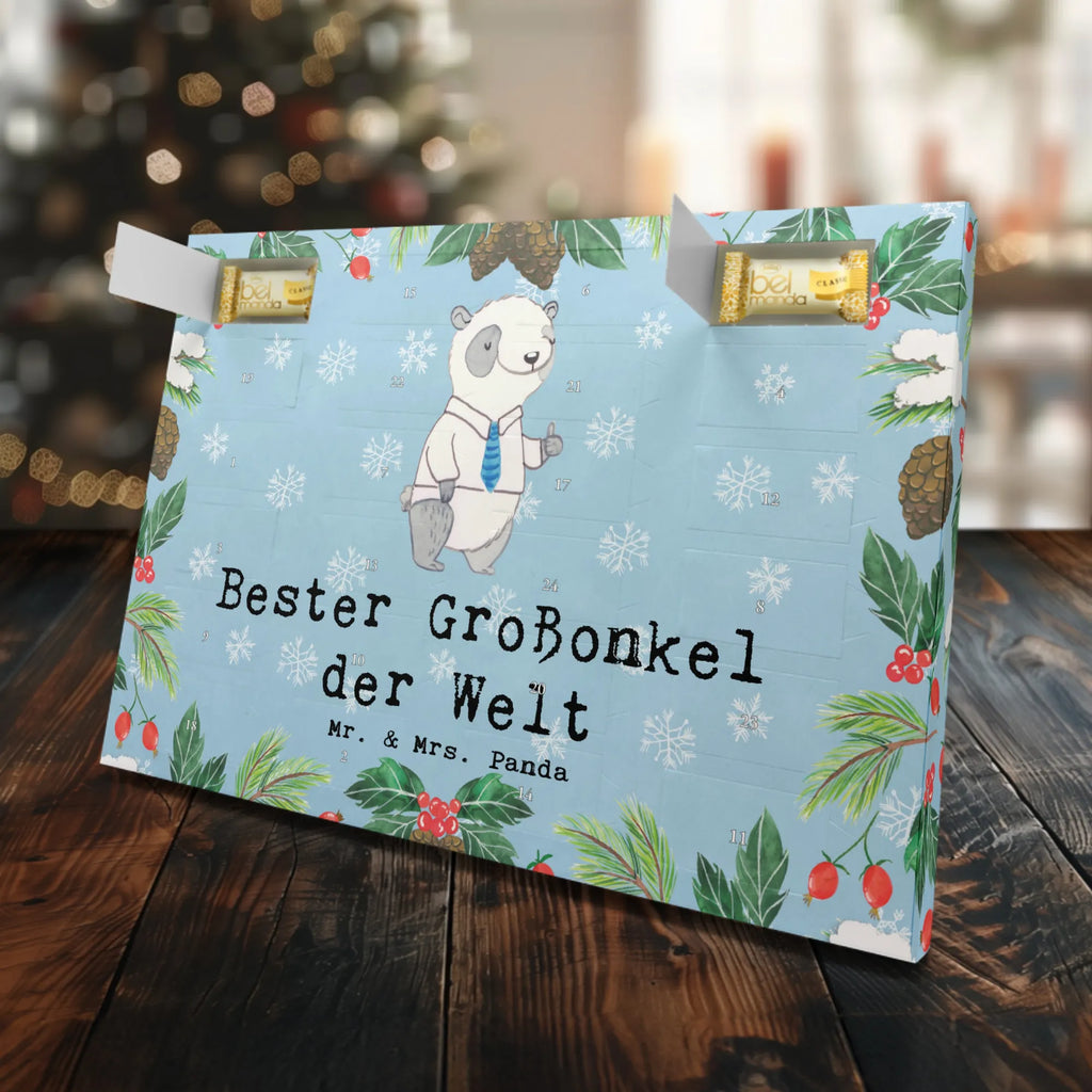 Marzipan Adventskalender Panda Bester Großonkel der Welt Marzipan Adventskalender, für, Dankeschön, Geschenk, Schenken, Geburtstag, Geburtstagsgeschenk, Geschenkidee, Danke, Bedanken, Mitbringsel, Freude machen, Geschenktipp, Onkel, Großonkel