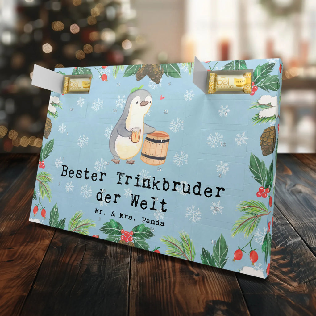 Marzipan Adventskalender Pinguin Bester Trinkbruder der Welt Marzipan Adventskalender, für, Dankeschön, Geschenk, Schenken, Geburtstag, Geburtstagsgeschenk, Geschenkidee, Danke, Bedanken, Mitbringsel, Freude machen, Geschenktipp, Trinkkumpel, Kumpel, Kumpane, Kleinigkeit, Party, Saufkumpane, Trinkbruder, Trinken