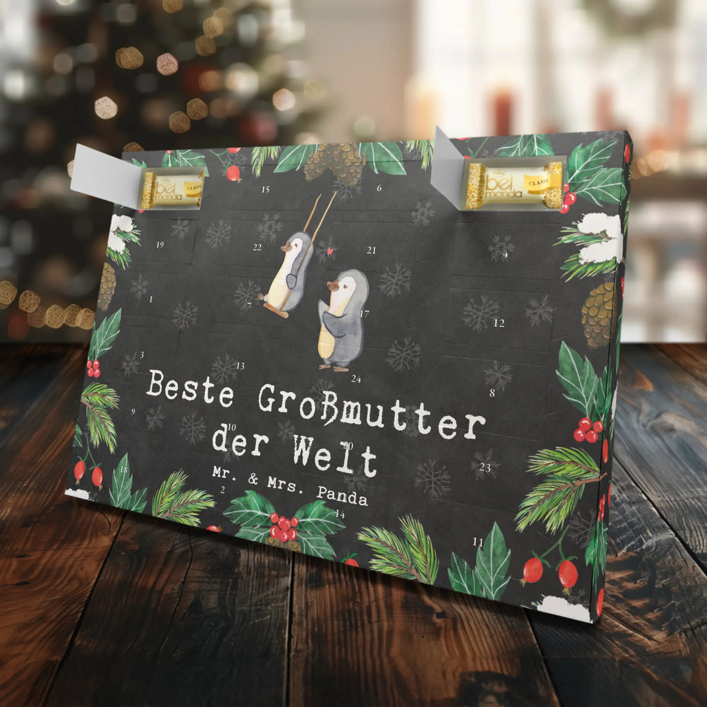 Marzipan Adventskalender Pinguin Beste Großmutter der Welt Marzipan Adventskalender, für, Dankeschön, Geschenk, Schenken, Geburtstag, Geburtstagsgeschenk, Geschenkidee, Danke, Bedanken, Mitbringsel, Freude machen, Geschenktipp, Oma, Omi, Oma geworden, Großmutter, Grosseltern
