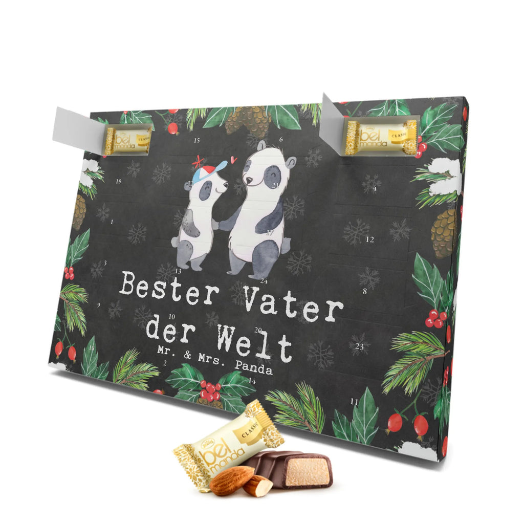 Marzipan Adventskalender Panda Bester Vater der Welt Marzipan Adventskalender, für, Dankeschön, Geschenk, Schenken, Geburtstag, Geburtstagsgeschenk, Geschenkidee, Danke, Bedanken, Mitbringsel, Freude machen, Geschenktipp, Papi, Kleinigkeit, Vati, Mann, Daddy, Eltern, Papa, Familie, Geschenk Vater, Dad, Paps, Bester, Vater