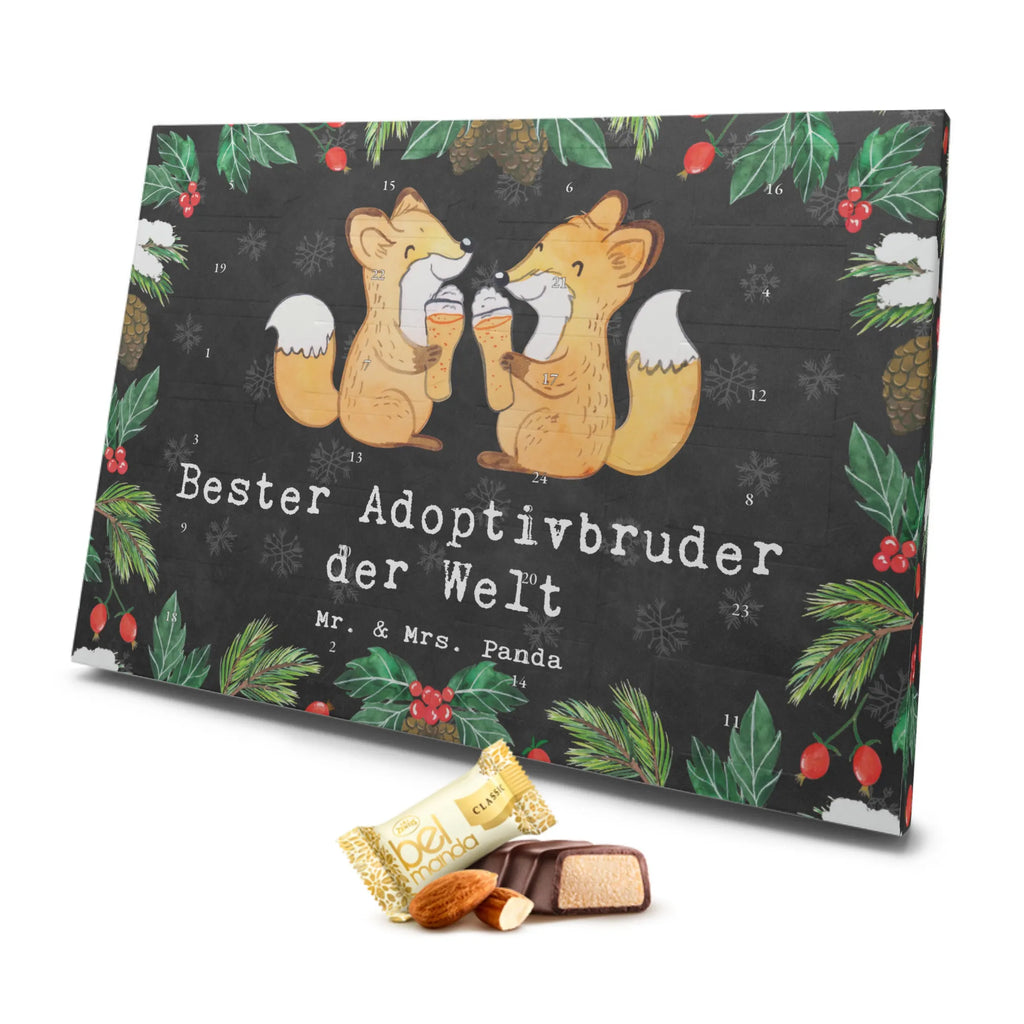 Marzipan Adventskalender Fuchs Bester Adoptivbruder der Welt Marzipan Adventskalender, für, Dankeschön, Geschenk, Schenken, Geburtstag, Geburtstagsgeschenk, Geschenkidee, Danke, Bedanken, Mitbringsel, Freude machen, Geschenktipp, Bruder, Geschwister, Brother, Adoptivbruder, Brudi, adoptiert, Kleinigkeit, Sohn, Bruderherz, Familie, Bester, Schwester