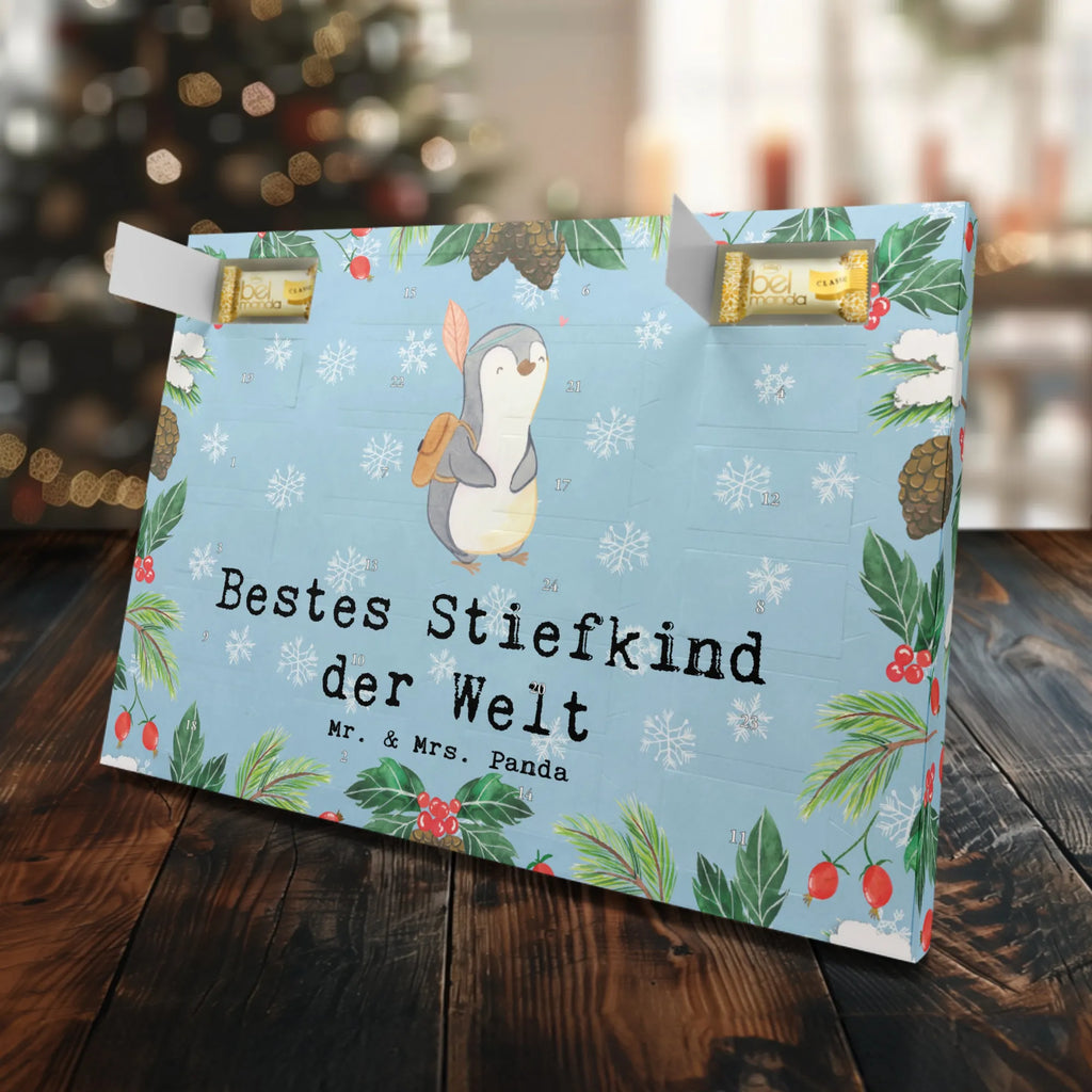 Marzipan Adventskalender Pinguin Bestes Stiefkind der Welt Marzipan Adventskalender, für, Dankeschön, Geschenk, Schenken, Geburtstag, Geburtstagsgeschenk, Geschenkidee, Danke, Bedanken, Mitbringsel, Freude machen, Geschenktipp, Kiddy, Kids, Bestes, Nachwuchs, Kinder, Liebling, Taufe, angeheiratet, Kind, Tochter, Geburt, Stiefkind, Sohn, Kid