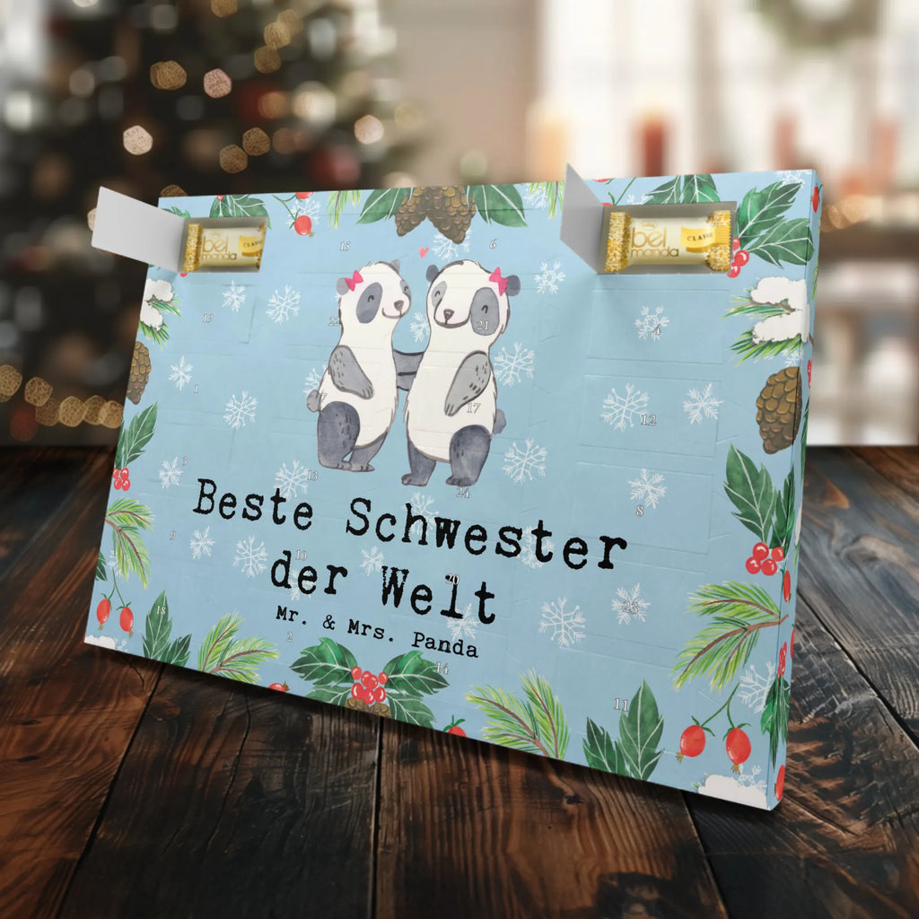Marzipan Adventskalender Panda Beste Schwester der Welt Marzipan Adventskalender, für, Dankeschön, Geschenk, Schenken, Geburtstag, Geburtstagsgeschenk, Geschenkidee, Danke, Bedanken, Mitbringsel, Freude machen, Geschenktipp, Schwesterherz, Schwestern, Schwester, Kinder, Sister, Tochter, Liebe, Geschwister, Familie, Kleinigkeit, Beste
