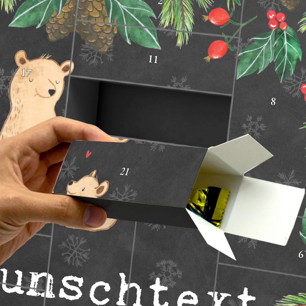  bear World&#39;s Best Dad Adventskalender Zum Selbst Befüllen, Befüllbarer Adventskalender, Geschenkidee, Geschenk, Schenken, Mitbringsel, Geburtstag, Geburtstagsgeschenk, für, Danke, Dankeschön, Bedanken, Freude machen, Geschenktipp, Bester, Papi, Paps, Papa, Kleinigkeit, Familie, Eltern, Dad, Geschenk Vater, Vater, Daddy, Vati, Mann