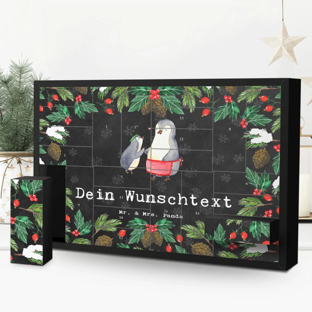 Personalisierter Befüllbarer Adventskalender Pinguin Beste Mami der Welt Adventskalender Zum Selbst Befüllen, Befüllbarer Adventskalender, Geschenkidee, Geschenk, Schenken, Mitbringsel, Geburtstag, Geburtstagsgeschenk, für, Danke, Dankeschön, Bedanken, Freude machen, Geschenktipp, Mama, Tochter, Sohn, Ma, Mutter, Muttertag, Supermama, Mami, Beste Mama, Beste, Mutti