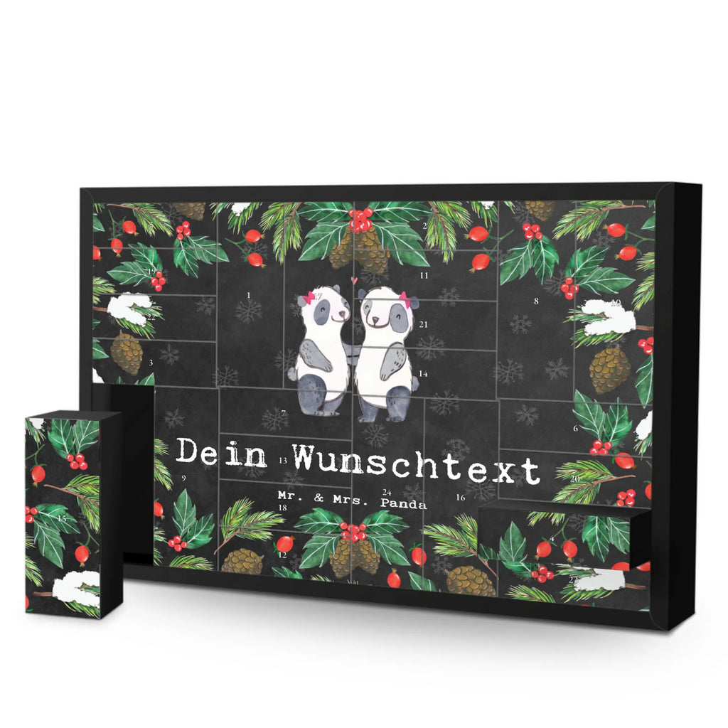 Personalisierter Befüllbarer Adventskalender Panda Beste Blutsschwester der Welt Adventskalender Zum Selbst Befüllen, Befüllbarer Adventskalender, Geschenkidee, Geschenk, Schenken, Mitbringsel, Geburtstag, Geburtstagsgeschenk, für, Danke, Dankeschön, Bedanken, Freude machen, Geschenktipp, Tochter, Schwester, Liebe, Schwesterherz, Beste, Familie, Freundin, Kleinigkeit, Bae, Geschwister, Blutsschwester, Schwestern, Sister, Blutsgeschwister