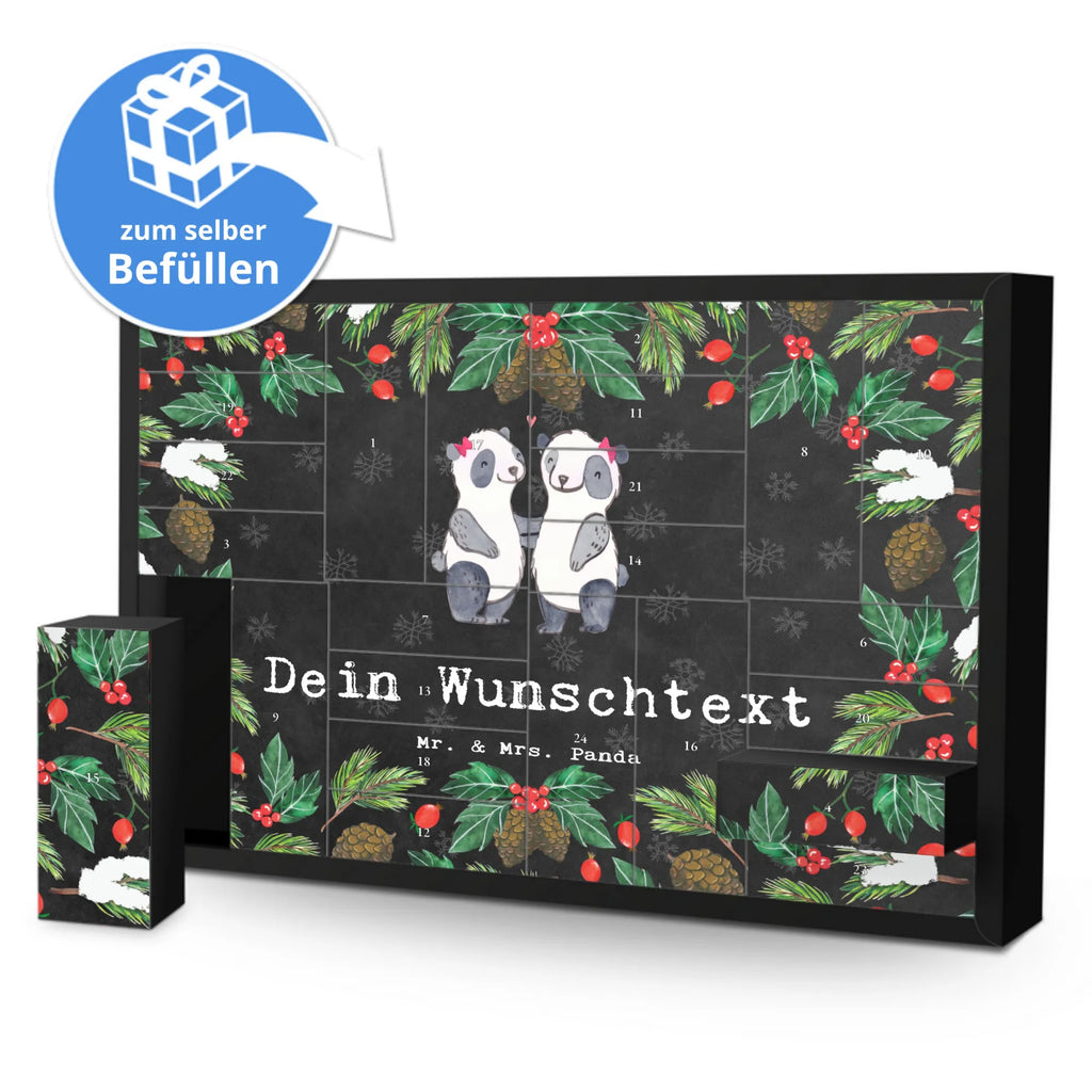 Personalisierter Befüllbarer Adventskalender Panda Beste Blutsschwester der Welt Adventskalender Zum Selbst Befüllen, Befüllbarer Adventskalender, Geschenkidee, Geschenk, Schenken, Mitbringsel, Geburtstag, Geburtstagsgeschenk, für, Danke, Dankeschön, Bedanken, Freude machen, Geschenktipp, Tochter, Schwester, Liebe, Schwesterherz, Beste, Familie, Freundin, Kleinigkeit, Bae, Geschwister, Blutsschwester, Schwestern, Sister, Blutsgeschwister