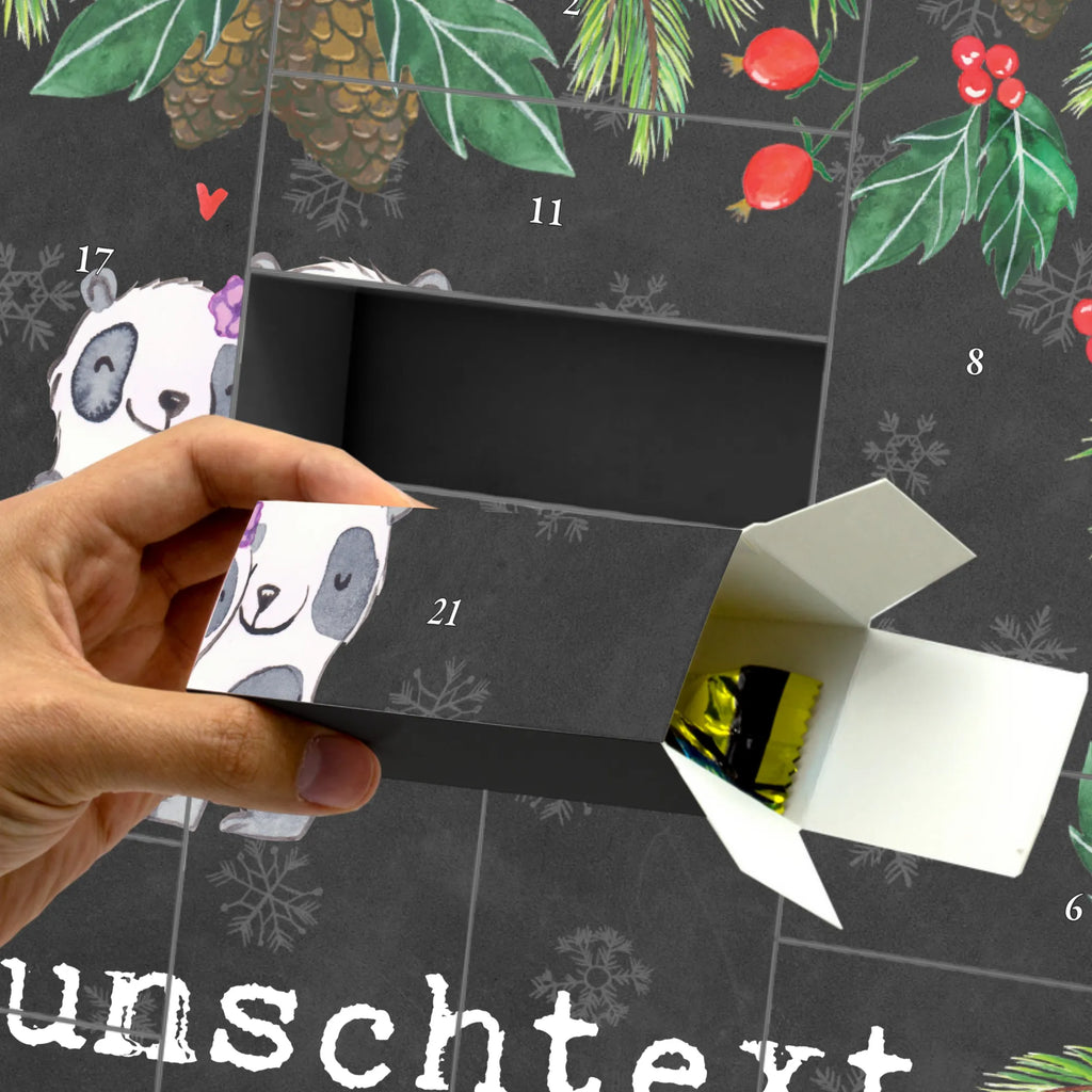 Personalisierter Befüllbarer Adventskalender Panda Beste Ehefrau der Welt Adventskalender Zum Selbst Befüllen, Befüllbarer Adventskalender, Geschenkidee, Geschenk, Schenken, Mitbringsel, Geburtstag, Geburtstagsgeschenk, für, Danke, Dankeschön, Bedanken, Freude machen, Geschenktipp, Kleinigkeit, Frau, Ehepartner, Hochzeit, Freundin, Partnerin, Beste, Ehe, Ehefrau, Gattin, Liebling, Traumfrau, Lebensgefährtin, Braut
