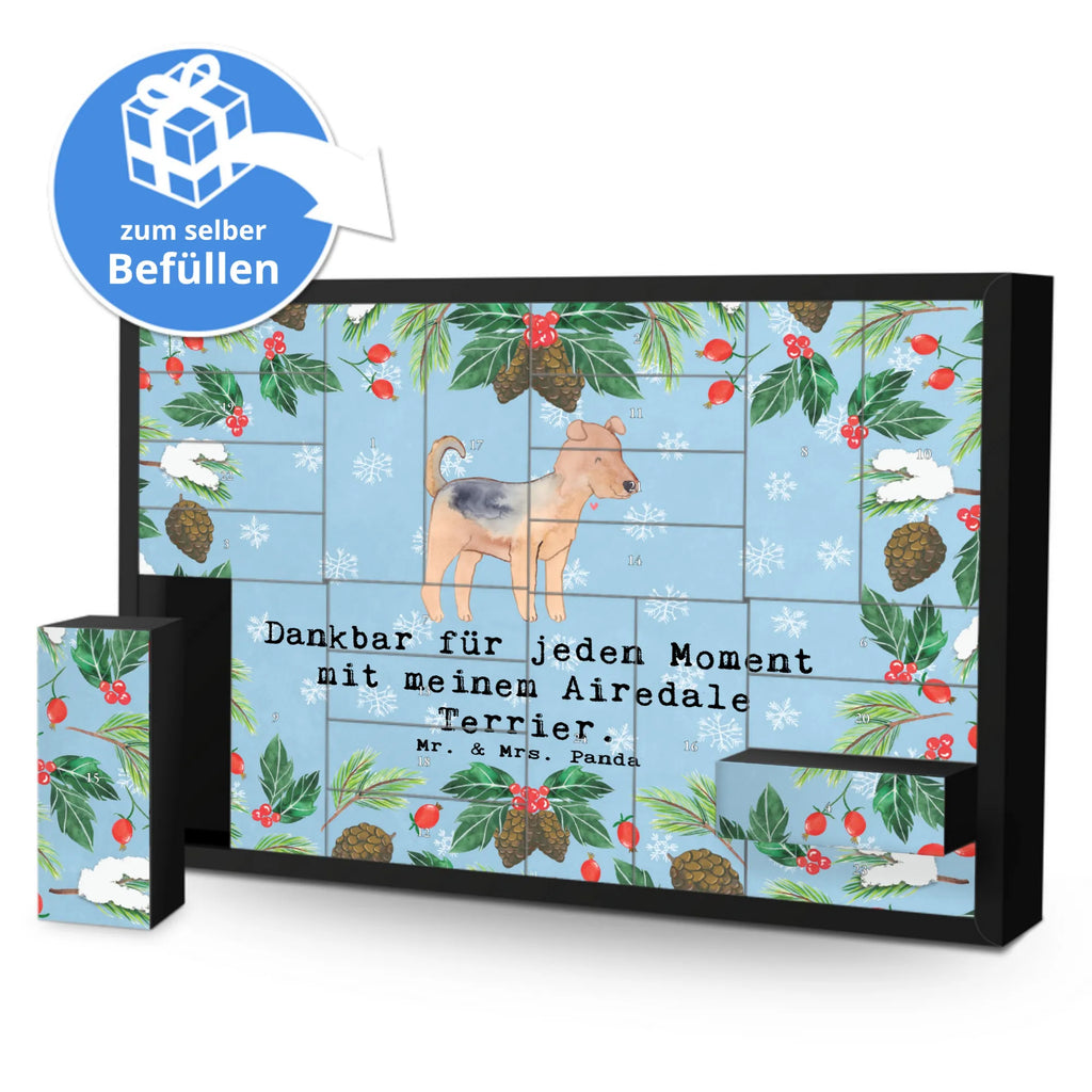 Fillable advent calendar Airedale Terrier moment Advent calendar, Advent calendar men, self filling, Advent calendar women, Advent calendar 2020, Dog, dog breed, purebred dog, dog owner, gift, animal lover, giving, puppy