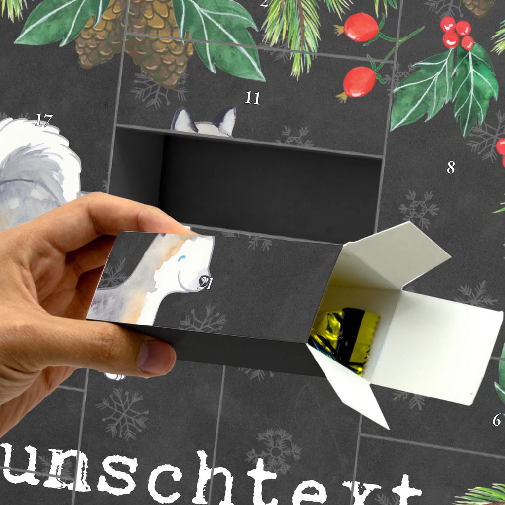 Personalisierter Befüllbarer Adventskalender Siberian Husky Moment Adventskalender Zum Selbst Befüllen, Befüllbarer Adventskalender, Geschenk, Schenken, Hund, Hunderasse, Rassehund, Hundebesitzer, Tierfreund, Welpe, Siberian Husky