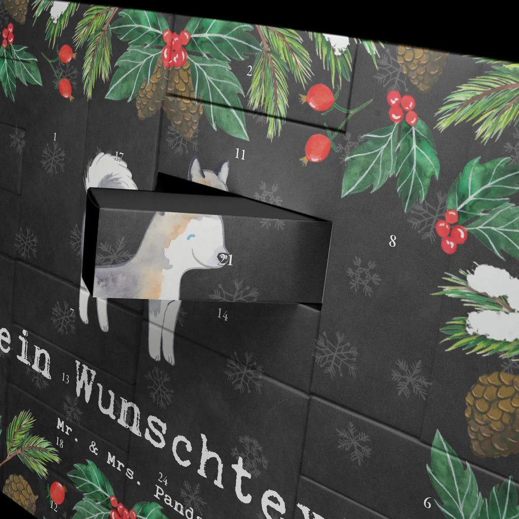 Personalisierter Befüllbarer Adventskalender Siberian Husky Moment Adventskalender Zum Selbst Befüllen, Befüllbarer Adventskalender, Geschenk, Schenken, Hund, Hunderasse, Rassehund, Hundebesitzer, Tierfreund, Welpe, Siberian Husky