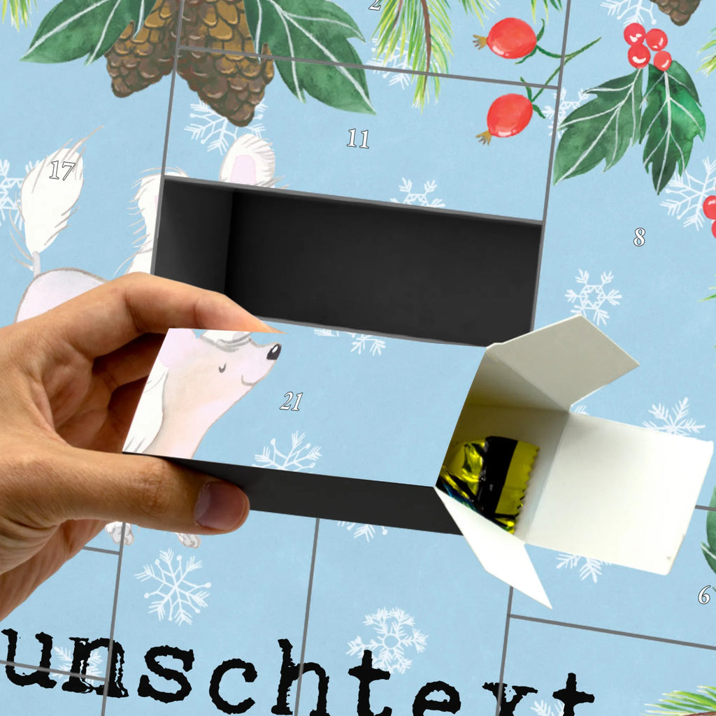 Personalisierter Befüllbarer Adventskalender Chinesischer Schopfhund Moment Adventskalender Zum Selbst Befüllen, Befüllbarer Adventskalender, Geschenk, Schenken, Hund, Hunderasse, Rassehund, Hundebesitzer, Tierfreund, Welpe, Chinese Crested Dog, Chinesischer Schopfhund
