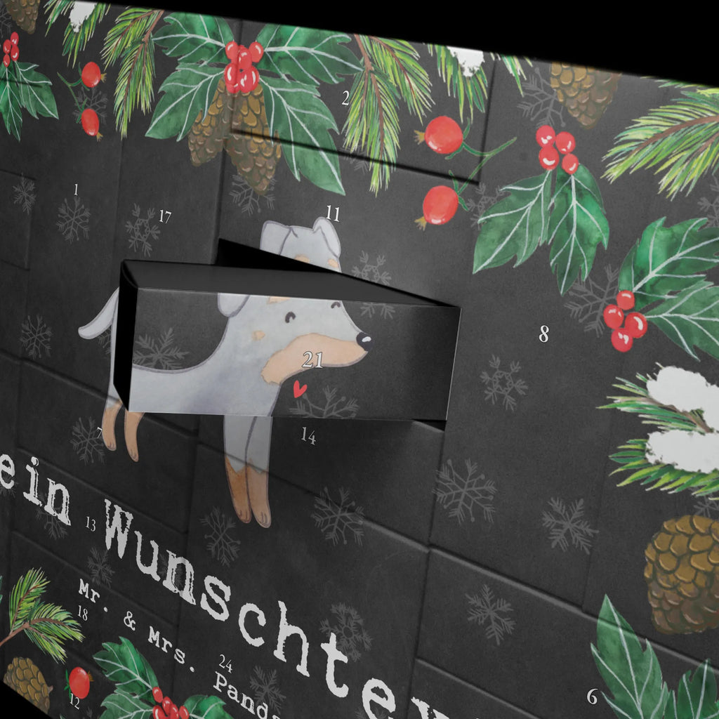 Personalisierter Befüllbarer Adventskalender Manchester Terrier Moment Adventskalender Zum Selbst Befüllen, Befüllbarer Adventskalender, Geschenk, Schenken, Hund, Hunderasse, Rassehund, Hundebesitzer, Tierfreund, Welpe, Manchester Terrier