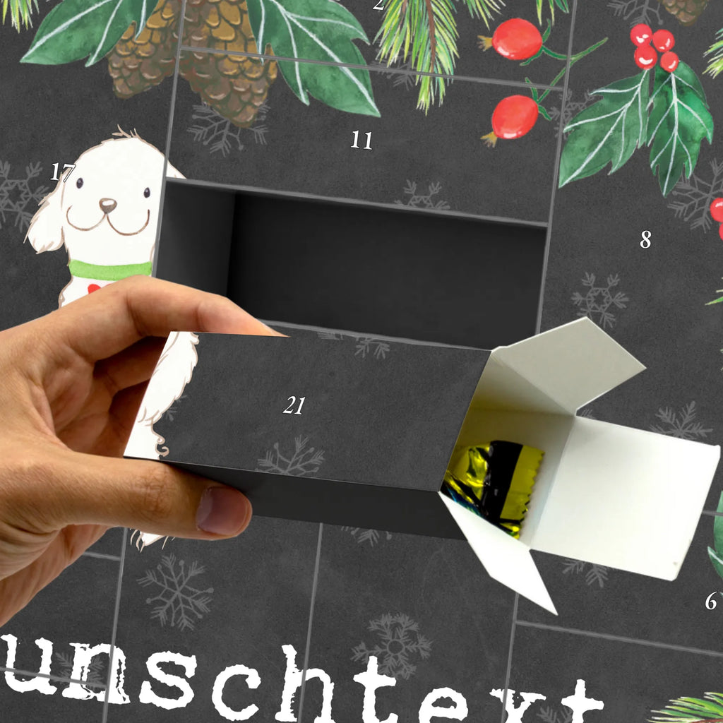 Personalisierter Befüllbarer Adventskalender Bolonka Zwetna Moment Befüllbarer Adventskalender, Adventskalender Zum Selbst Befüllen, Geschenk, Schenken, Hund, Hunderasse, Rassehund, Hundebesitzer, Tierfreund, Welpe, Bolonka Zwetna, Tsvetnaya Bolonka