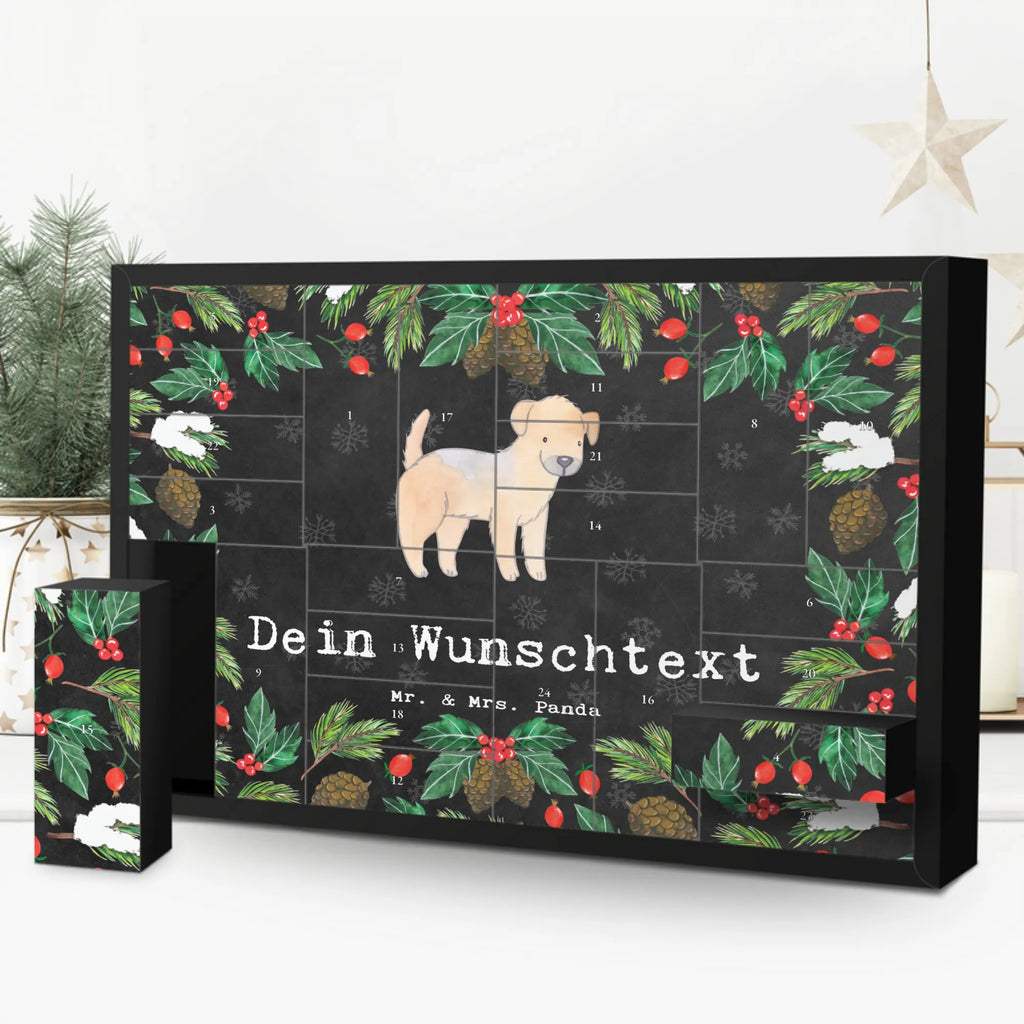  Border Terrier Moment Befüllbarer Adventskalender, Adventskalender Zum Selbst Befüllen, Geschenk, Schenken, Hund, Hunderasse, Rassehund, Hundebesitzer, Tierfreund, Welpe, Border Terrier